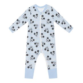 Mickey Mouse Babies' 2 Way Zip All-in-One