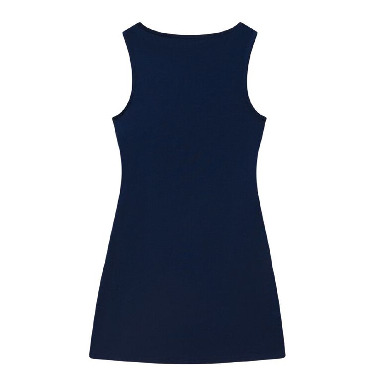 Young Original Boat Neck Dress, Blue Dark, hi-res