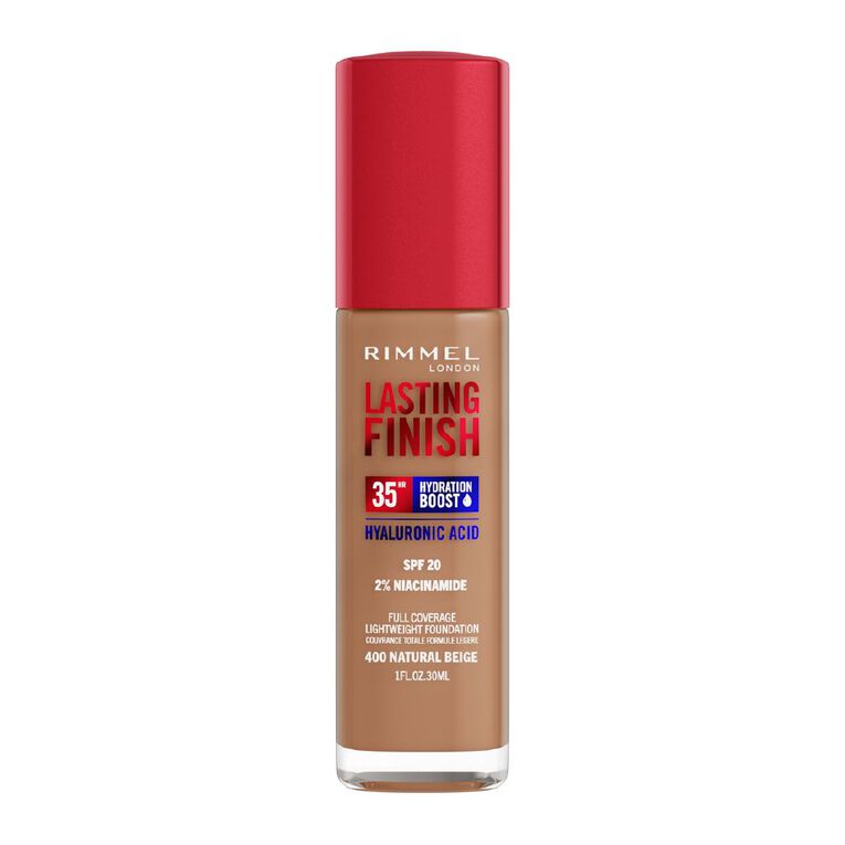 Rimmel Lasting Finish 35Hr Foundation 400 Natural Beige, , hi-res