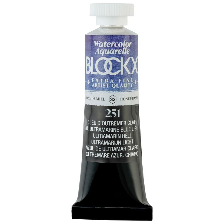 BLOCKX Watercolour Tube 15ml S2 251 Light Ultramarine Blue, , hi-res