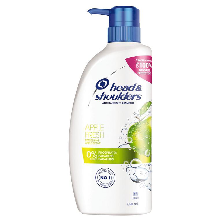 Head & Shoulders Apple Fresh Shampoo 660ml, , hi-res