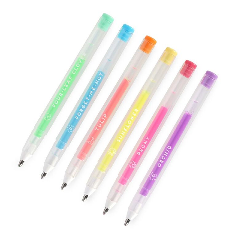 Legami Set of 6 Mini Pastel Gel Pens Spring Is In The Air, , hi-res