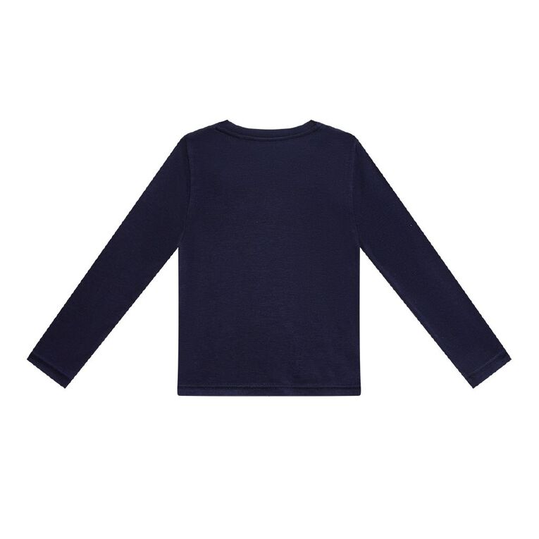 H&H Kids' Thermal Long Sleeve Tee, Blue Dark, hi-res