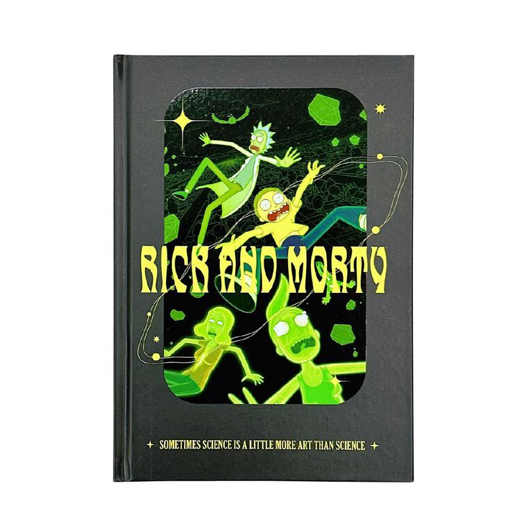 Rick and Morty Hardback Notebook A5, , hi-res