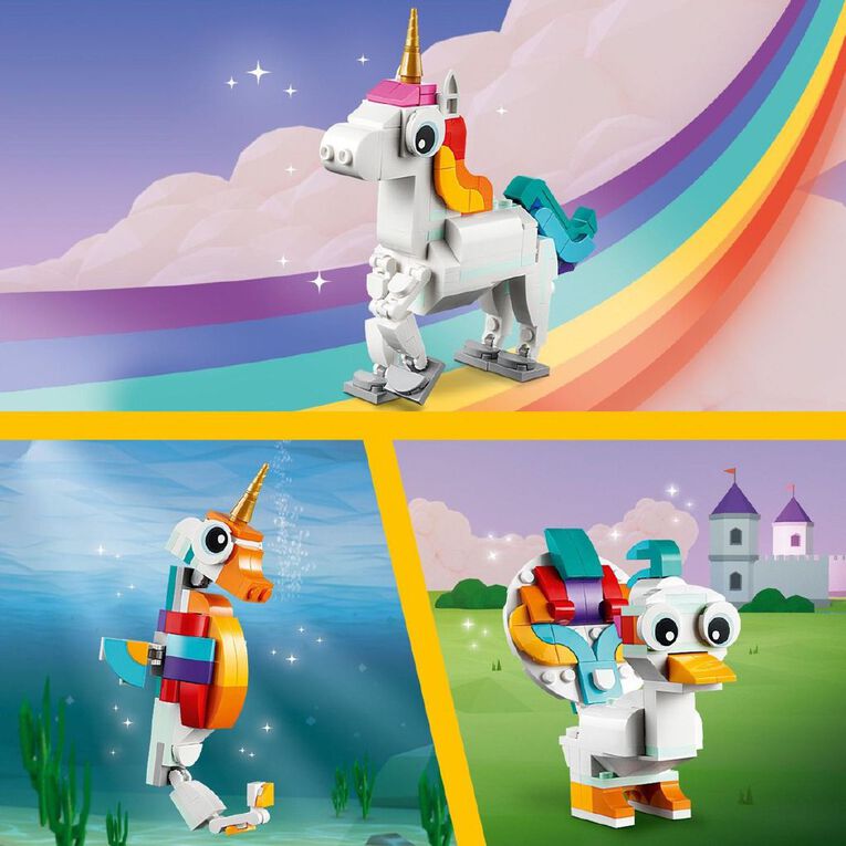 LEGO CREATOR Magical Unicorn 31140, , hi-res