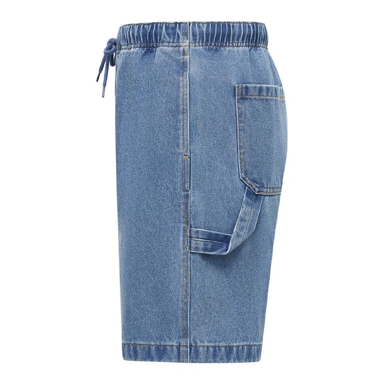 Garage Men's Carpenter Shorts, Denim Mid, hi-res