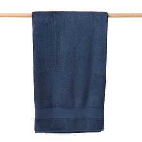 Living & Co Hotel Spa Towel Navy 90cm x 150cm
