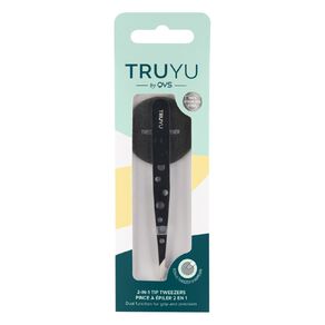 Truyu 2-in-Tip Tweezer Black