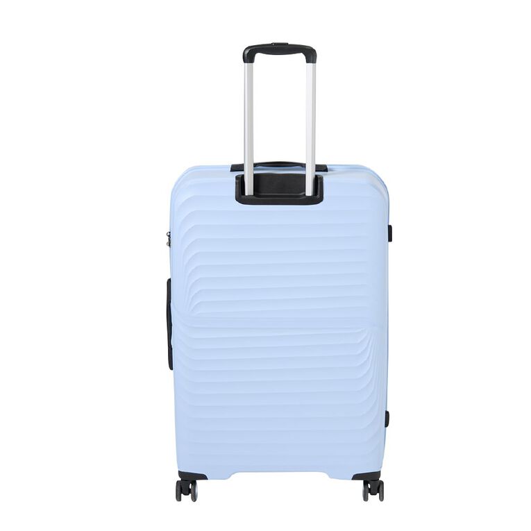Intrepid 70cm Hardside Checked Suitcase Blue, , hi-res
