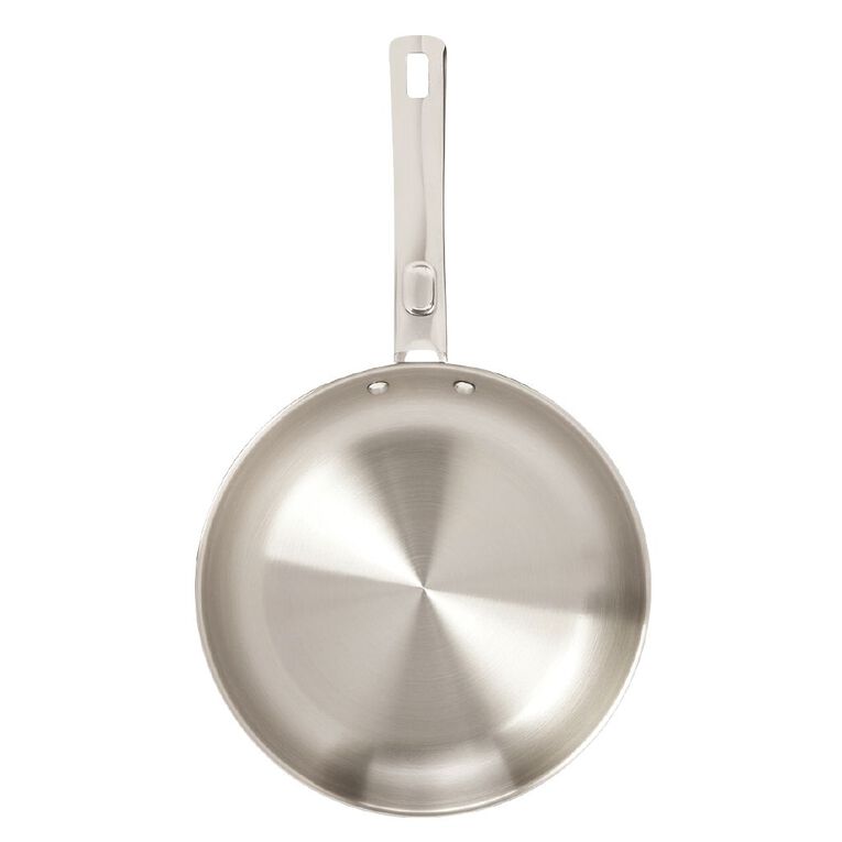 Living & Co Gourmet Frypan Stainless Steel 26cm, , hi-res
