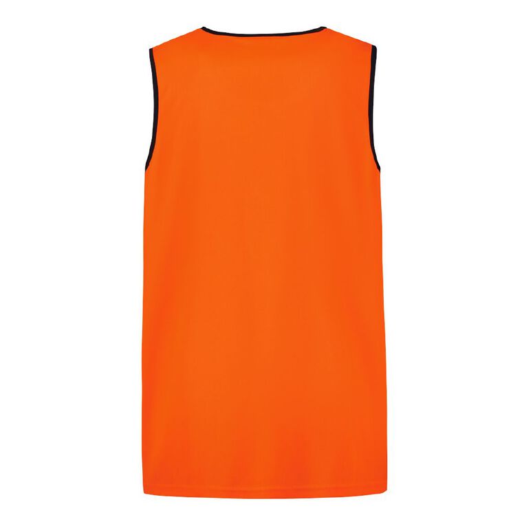 Rivet Compliant Fluoro Singlet, Orange/Fluro, hi-res