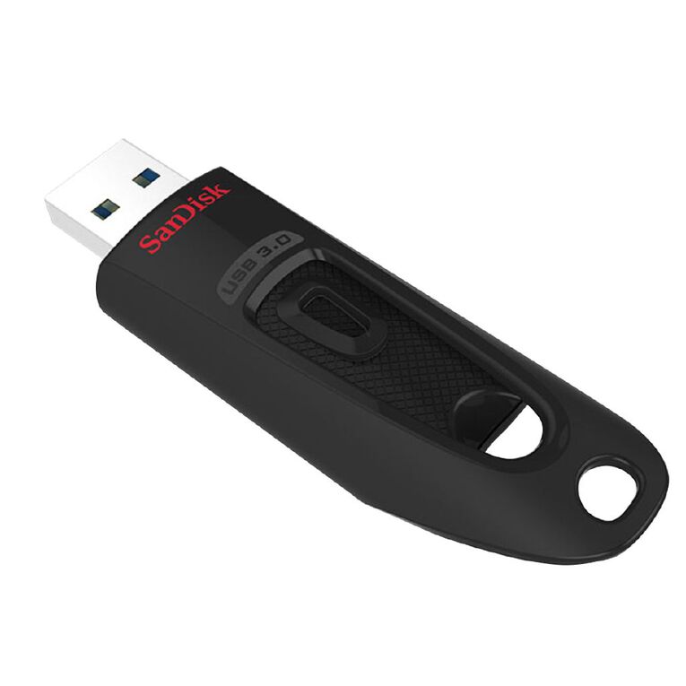 Sandisk Ultra USB 3.0 Flash Drive - 64GB Black, , hi-res
