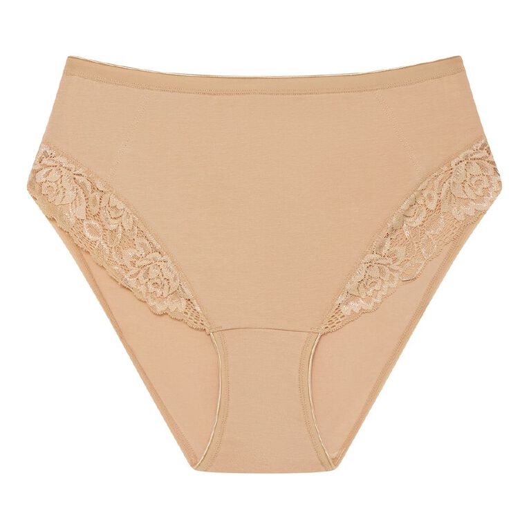 H&H Women's Control Hi- Leg, Natural, hi-res