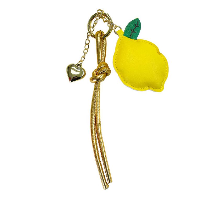 Lemon Bag Charm, , hi-res
