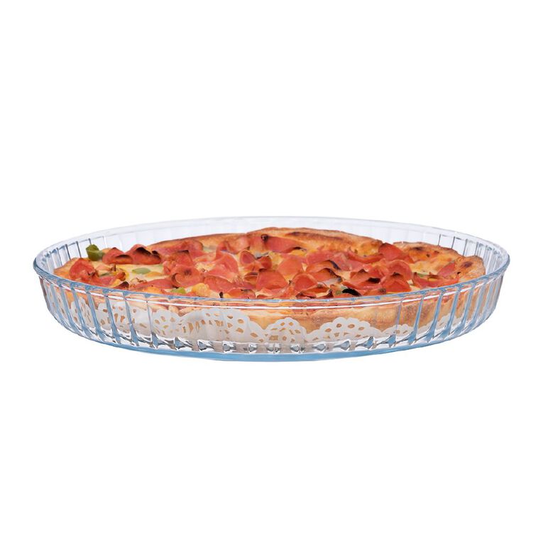 Living & Co Glass Pie Dish 30cm The Warehouse