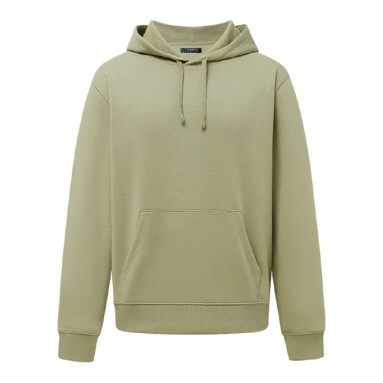 H&H Men's Plain Hoodie Sweatshirt, Green Light, hi-res