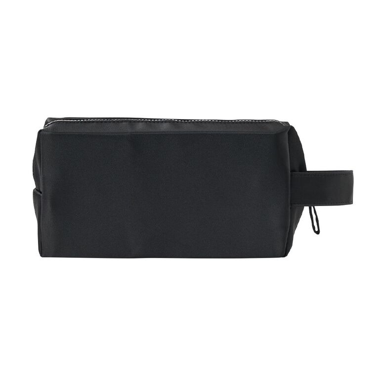 Poppi Toiletry Bag with Handle Black, , hi-res