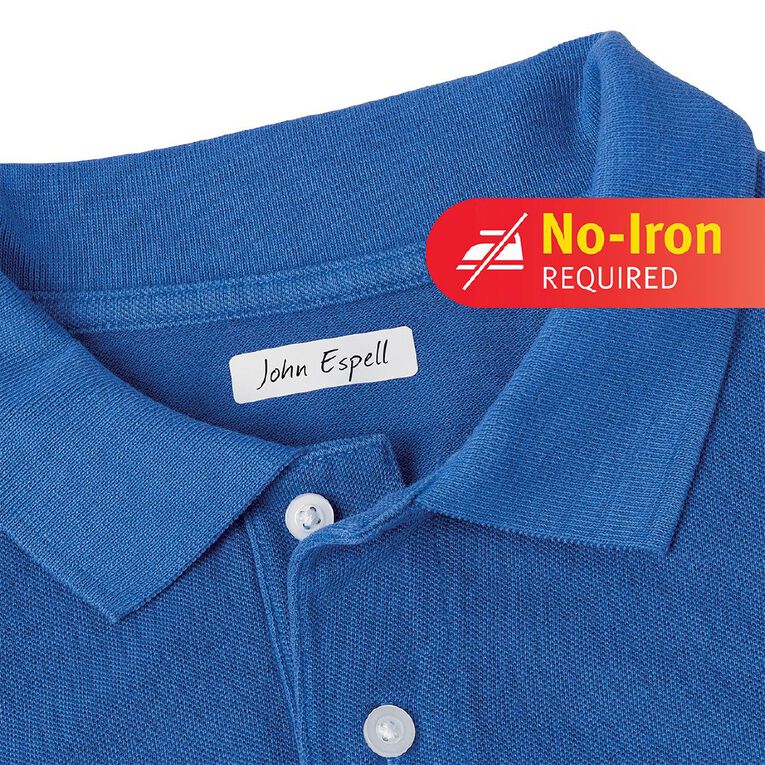 Avery No-Iron Fabric Labels Washable & Dryer Safe 54 Labels, , hi-res