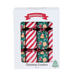 Wonderland Christmas Crackers Assorted 8 Pack