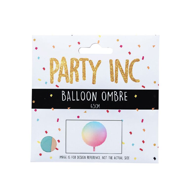 Party Inc Balloon 45cm Ombre, , hi-res