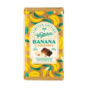 Whittaker's Banana Caramel Block 250g