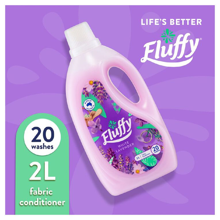Fluffy Fabric Softener Conditioner 2L, , hi-res