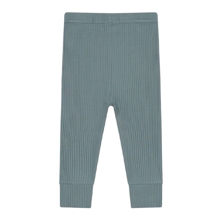 Young Original Babys' Ribbed Leggings Blue Light The Warehouse