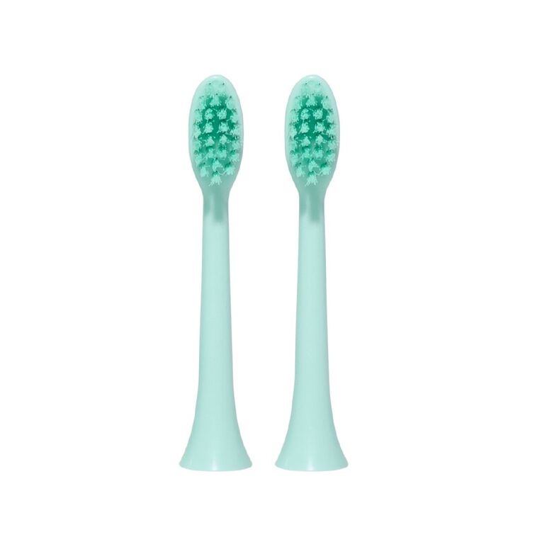 Toothbrush Refill Aqua 2 Pack Green 2 Pack, , hi-res