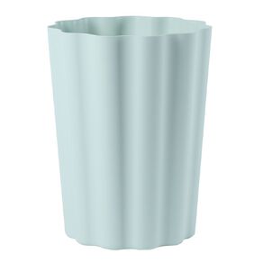 Living & Co Waste Paper Bin Scalloped Green