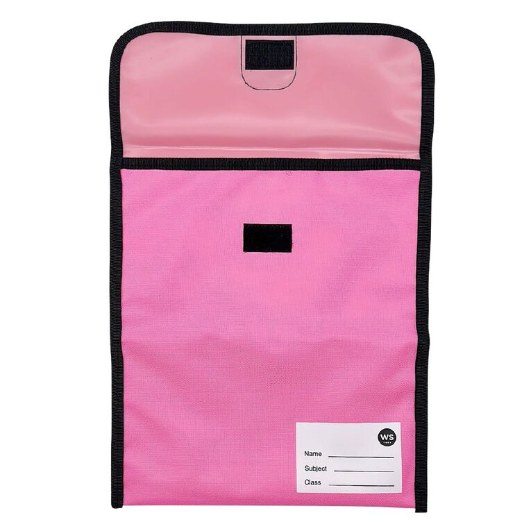 WS Book Bag 270mm x 310mm Pink, , hi-res