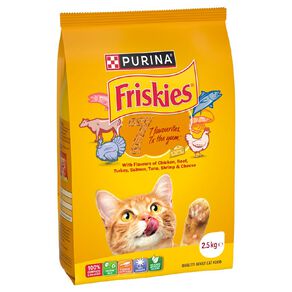 Friskies 7 Favorites Dry Cat Food 2.5kg