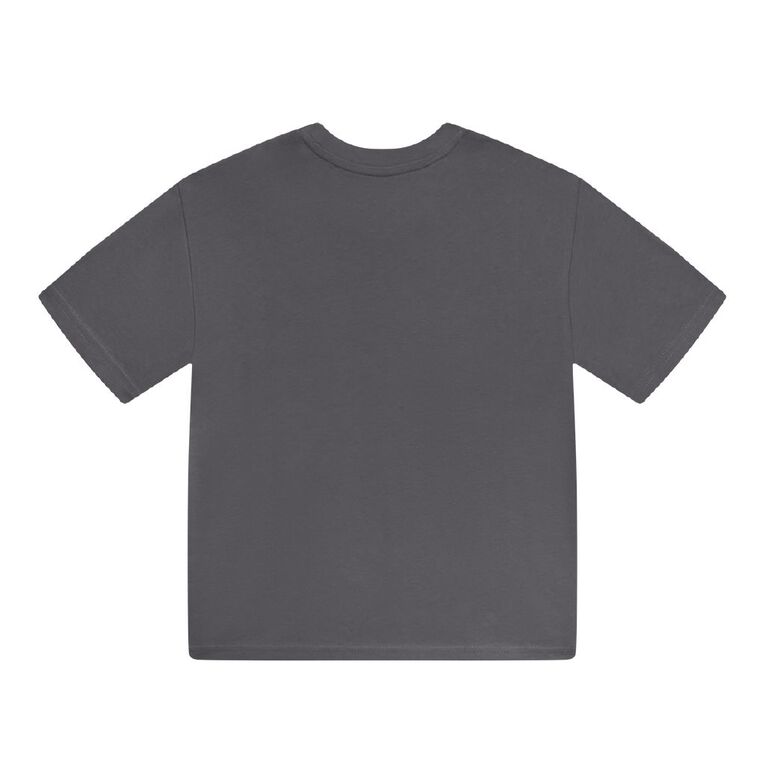 Young Original Short Sleeve Relaxed Print Tee, Grey Mid, hi-res