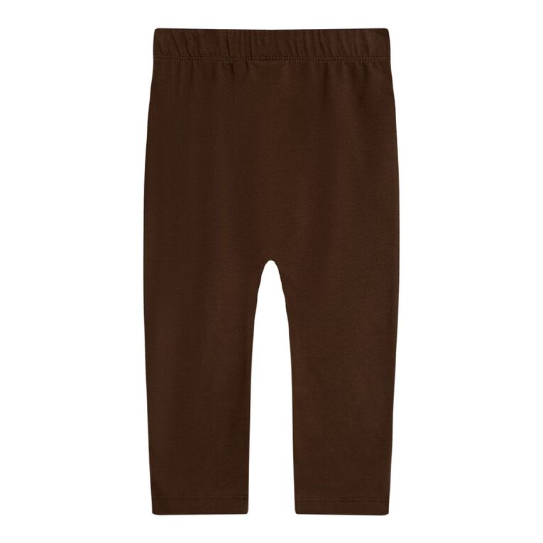 Young Original Babies' Print Leggings, Brown Dark, hi-res