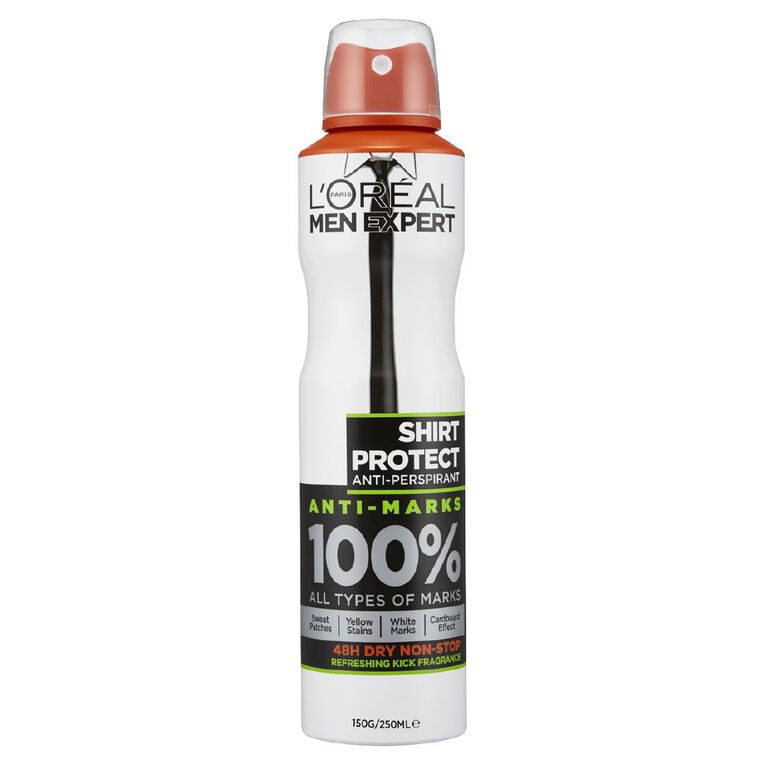 L'Oreal Paris Men Expert Shirt Protect 48h Deodorant 250ml, , hi-res