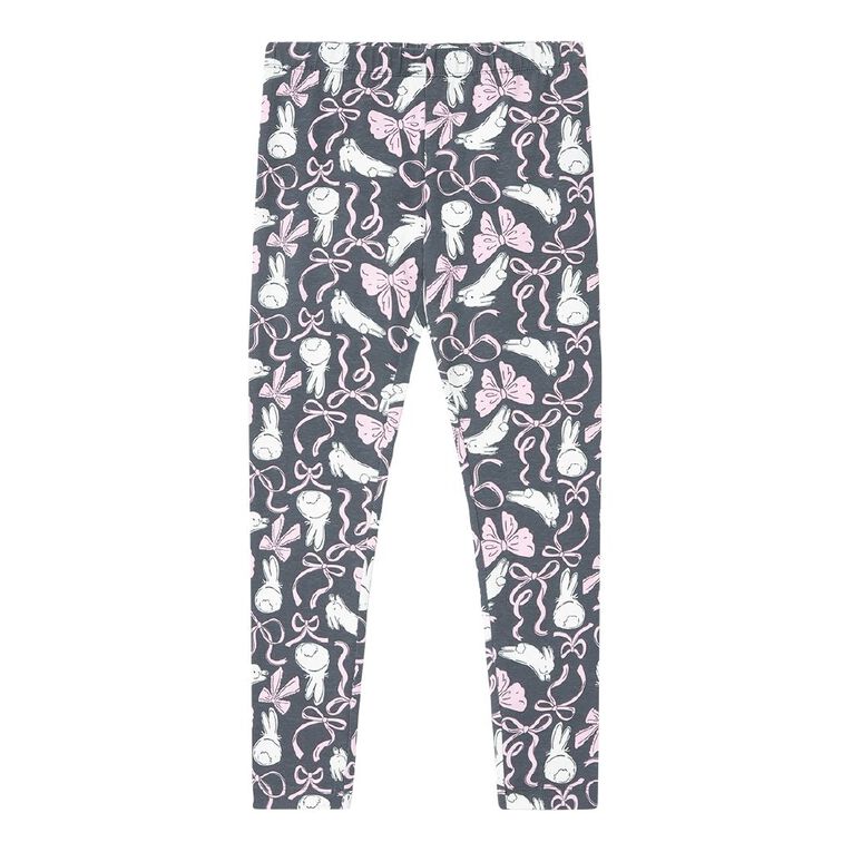 Young Original All Over Print Leggings, Grey Dark BUNNY, hi-res