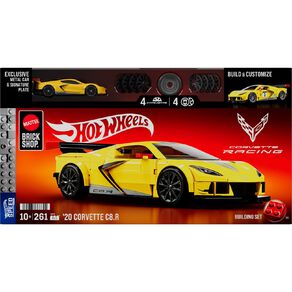 Hot Wheels Bricks Corvette C8R