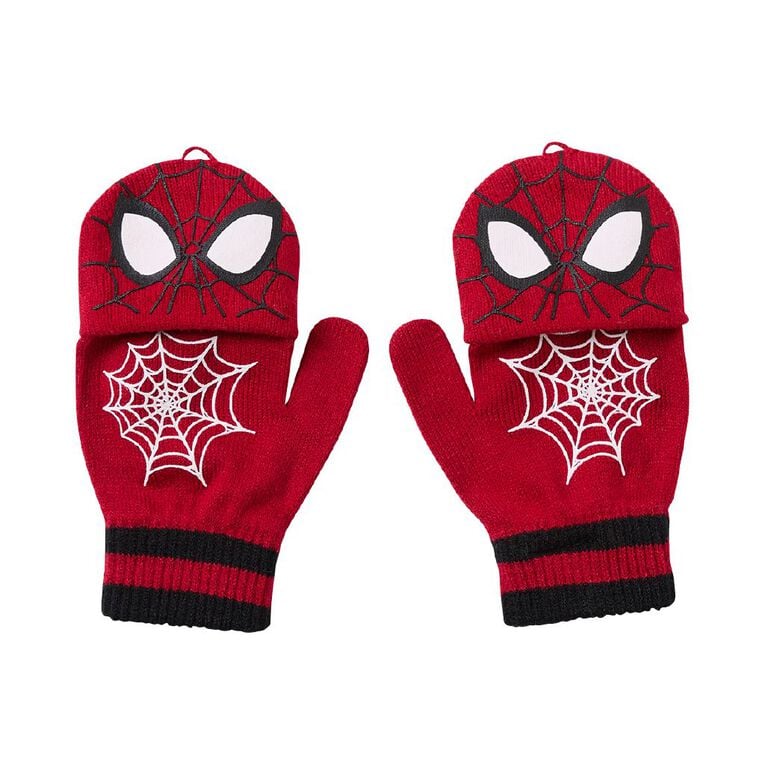 Spider-Man Kids' Gloves, Red Mid, hi-res