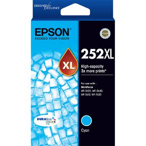 Epson Ink 252XL Cyan 1100 Pages