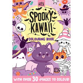 Spooky Kawaii Colouring Book