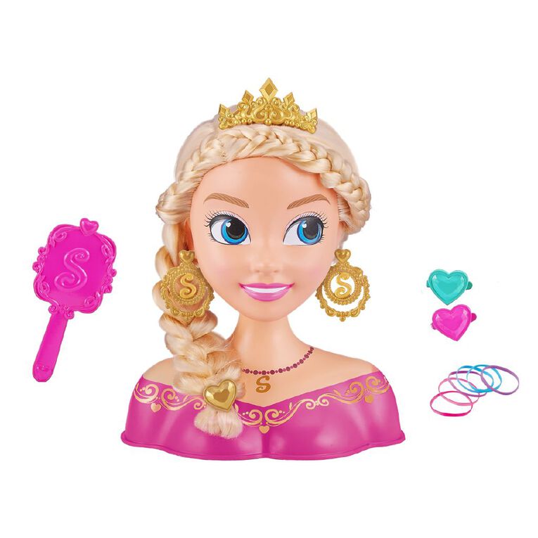 Zuru Sparkle Girlz Styling Heads Without Nail, , hi-res