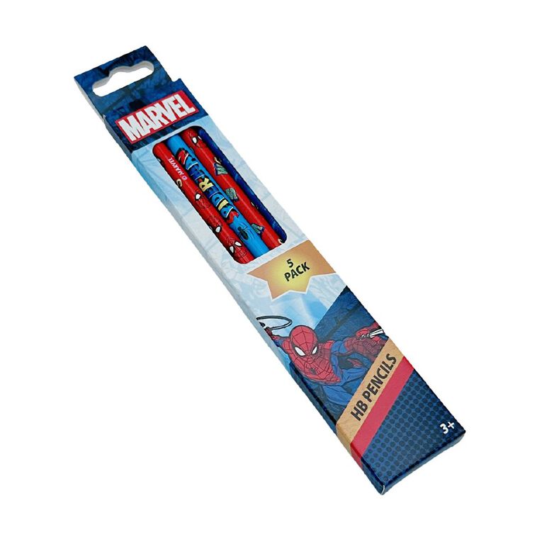 Spider-Man Pencils 5 Pack, , hi-res