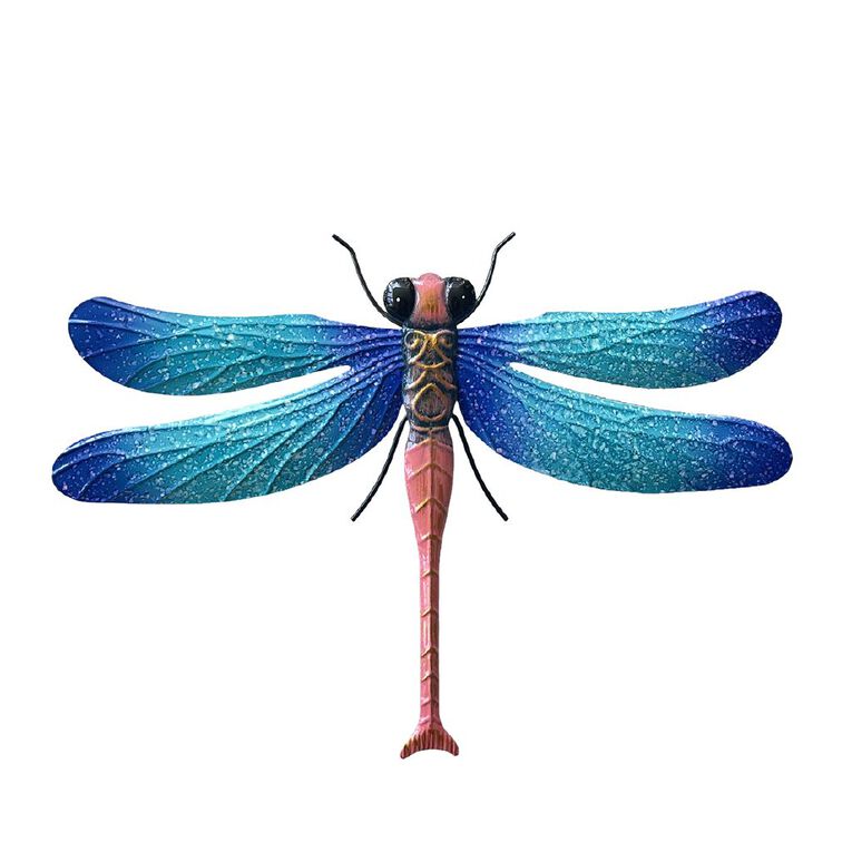 Kiwi Garden Metal Dragonfly Wall Art, , hi-res