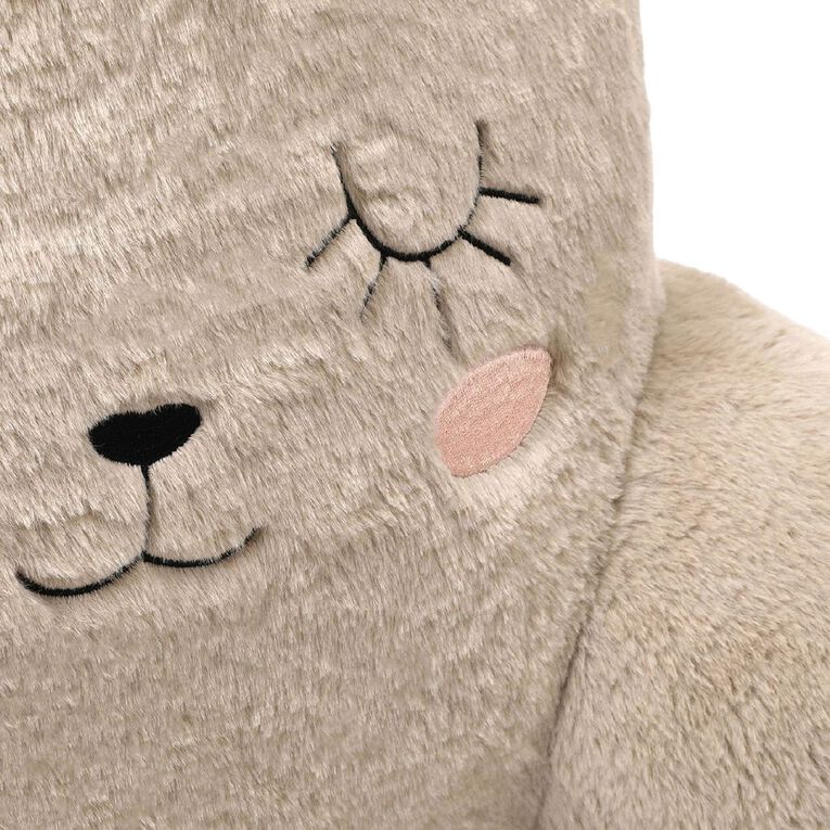 Living & Co Kids Reading Cushion Bunny Brown Mid, , hi-res