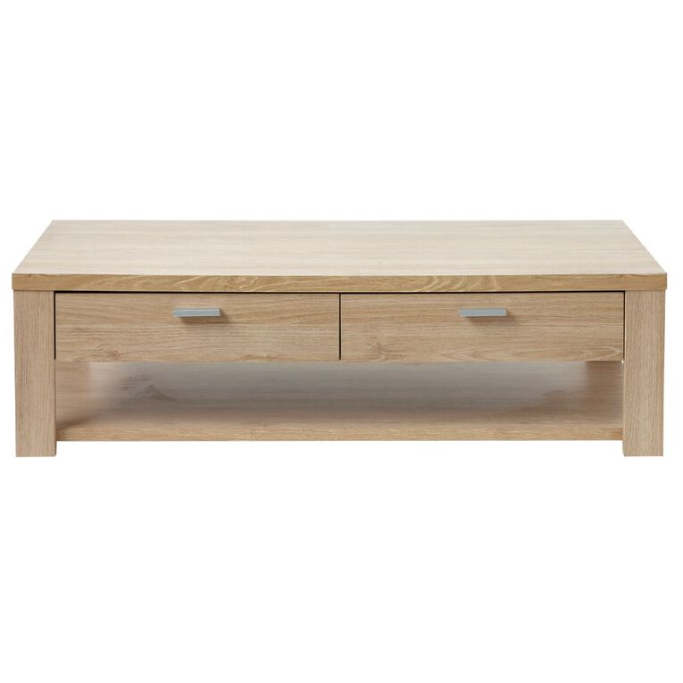 Living Co Indiana Coffee Table With 2 Drawers The Warehouse Indiana Coffee Table With 2 Drawers, Coffee Table With Ottomans Underneath Nz