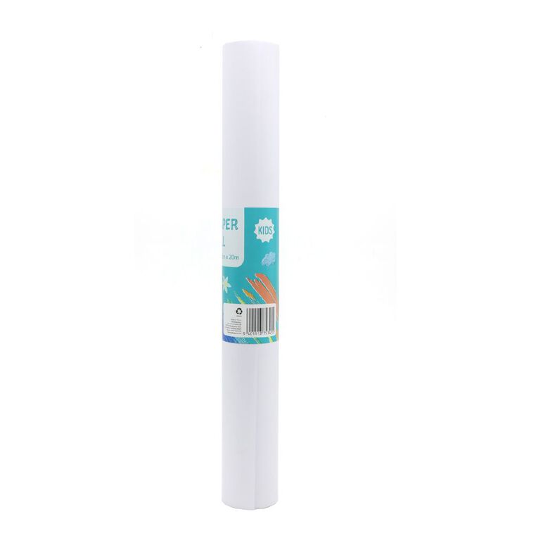 Uniti Kids Art Paper Roll White 45cm x 20m, , hi-res