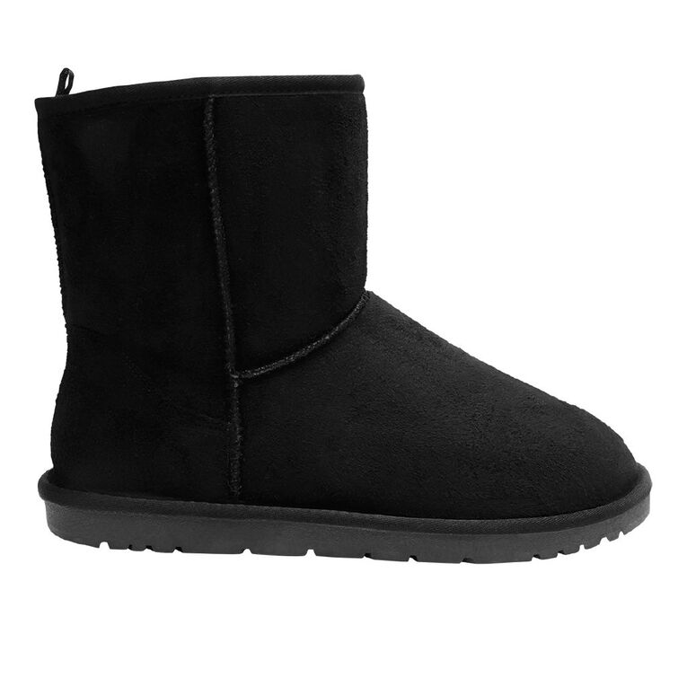H&H Men's Preston Slipper Boots, Black, hi-res