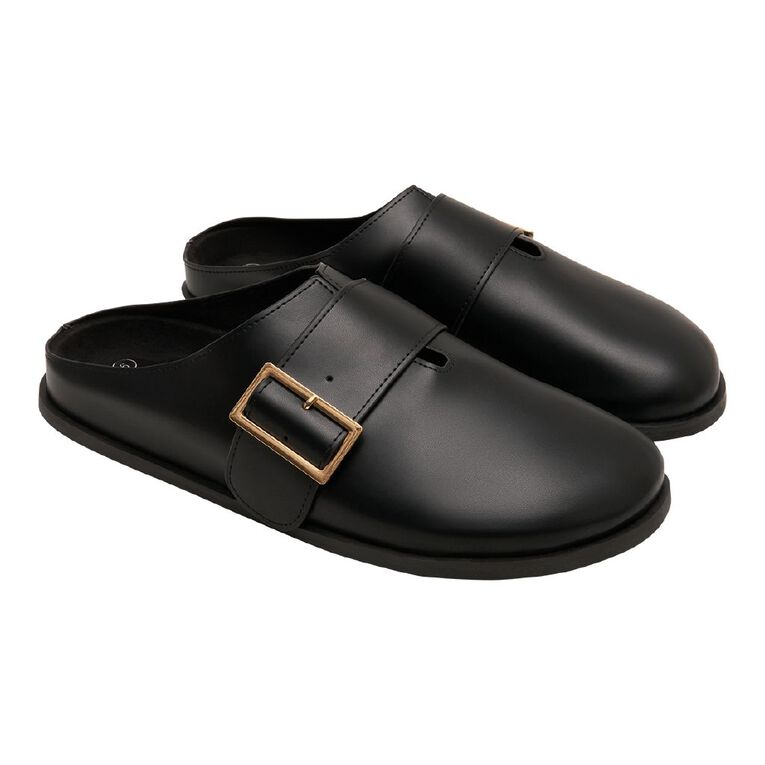 H&H Women's Charlie Slip On Clog, Black, hi-res