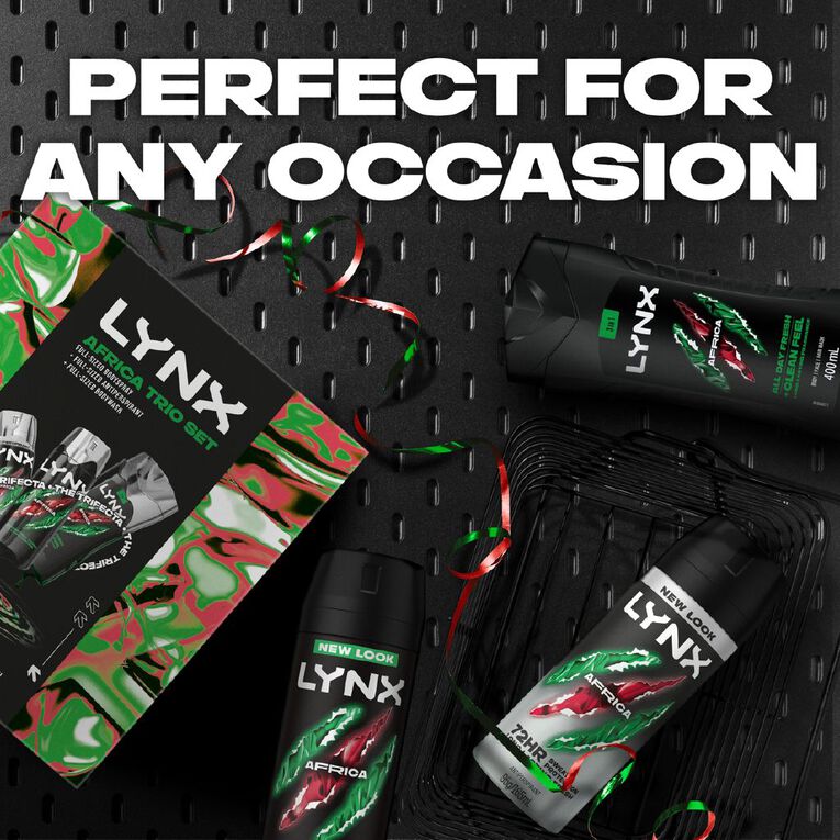 Lynx Africa Trio Gift Set, , hi-res