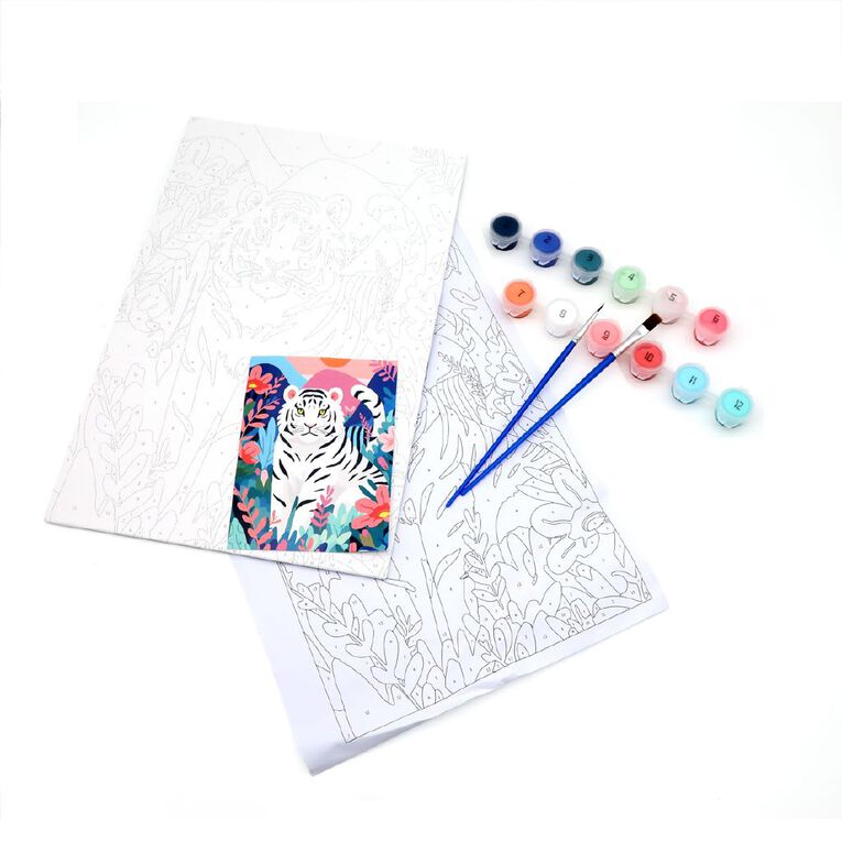 Uniti Paint By Numbers Tiger, , hi-res