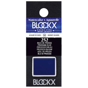 BLOCKX Watercolour Half Pan S2 252 Prussian Blue Blue